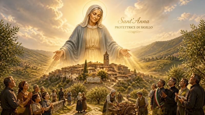 Preghiera a Sant’Anna, patrona di Sigillo, per la saggezza degli amministratori