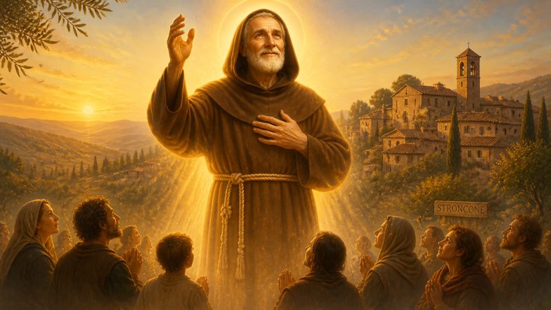 Preghiera al Beato Antonio da Stroncone, patrono di Stroncone, per la protezione della comunità