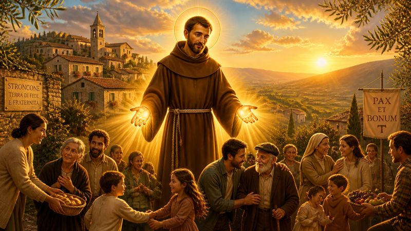 Preghiera al Beato Antonio da Stroncone, patrono di Stroncone, per la vita comunitaria