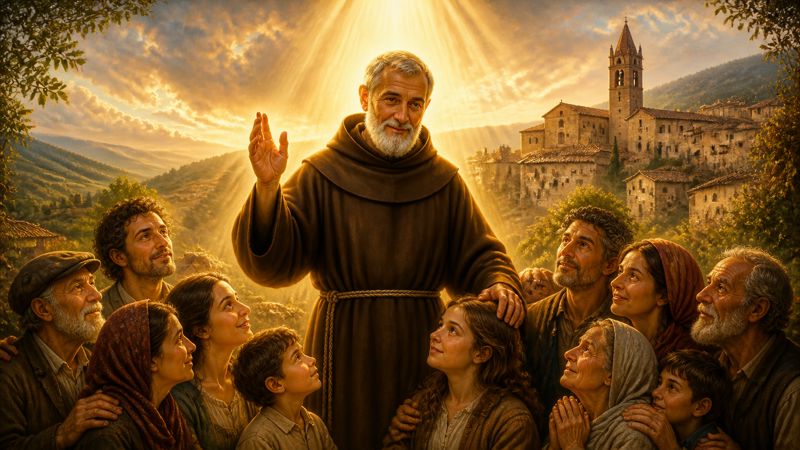 Preghiera di ringraziamento al Beato Antonio da Stroncone, patrono di Stroncone, per i doni ricevuti dalla comunità