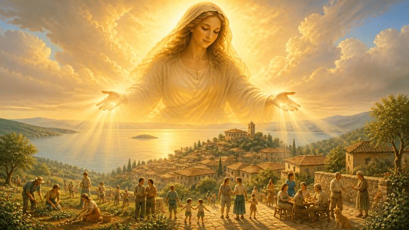 Preghiera a Santa Maria Maddalena, patrona di Tuoro sul Trasimeno, per la pace sociale