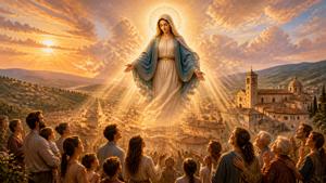 Preghiera di ringraziamento alla Madonna della Reggia, patrona di Umbertide, per i doni ricevuti dalla comunità