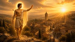 Preghiera di ringraziamento a San Sebastiano, patrono di Valfabbrica, per i doni ricevuti dalla comunità
