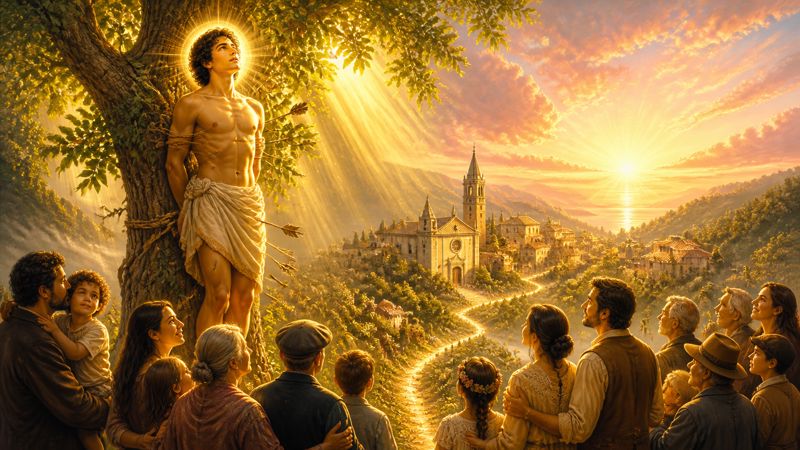 Preghiera a San Sebastiano, patrono di Valfabbrica, per la speranza nel futuro