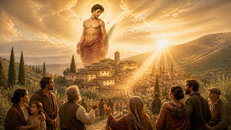 Preghiera a San Sebastiano, patrono di Valfabbrica, per chi cerca lavoro