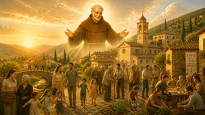 Preghiera a San Bernardino da Siena, patrono di Valtopina, per la pace sociale