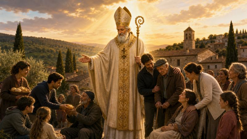 Preghiera a San Nicola di Bari, patrono di Baschi, per la vita comunitaria