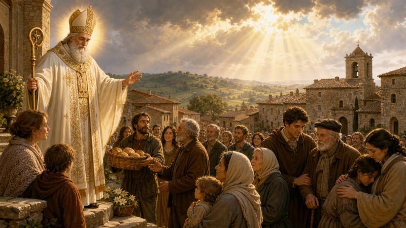 Preghiera a San Nicola di Bari, patrono di Baschi, per la speranza nel futuro