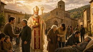 Preghiera a San Nicola di Bari, patrono di Baschi, per la pace sociale
