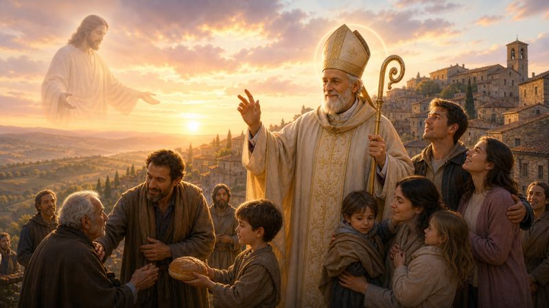 Preghiera a San Nicola di Bari, patrono di Baschi, per la speranza dei giovani