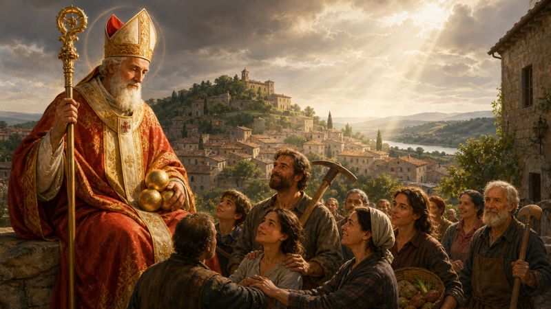 Preghiera a San Nicola di Bari, patrono di Baschi, per chi cerca lavoro