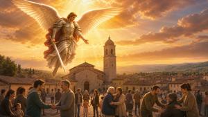 Preghiera a San Michele Arcangelo, patrono di Bastia Umbra, per la pace sociale