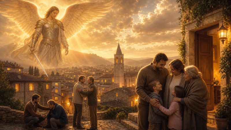 Preghiera a San Michele Arcangelo, patrono di Bastia Umbra, per l’unità delle famiglie
