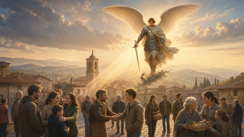Preghiera a San Michele Arcangelo, patrono di Bastia Umbra, per chi cerca lavoro