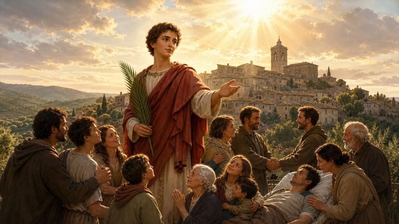 Preghiera a San Pancrazio, patrono di Calvi dell’Umbria, per la speranza nel futuro