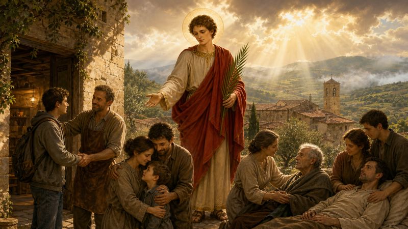 Preghiera a San Pancrazio, patrono di Calvi dell’Umbria, per chi cerca lavoro