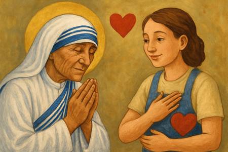 Dialogo Semplice con Santa Teresa di Calcutta per i volontari