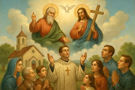 Glorificazione alla Santissima Trinità per le comunità parrocchiali