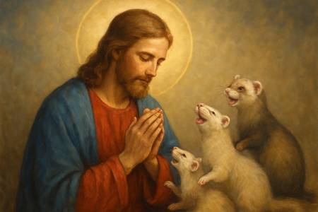 Preghiera a Gesù Cristo per la Felicità quotidiana dei Furetti