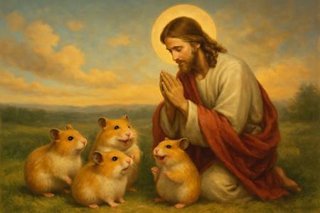 Preghiera a Gesù Cristo per la Felicità quotidiana dei Criceti