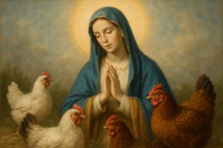 Preghiera alla Madonna per la cura delle Galline