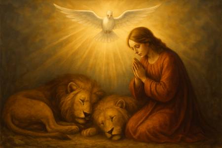 Preghiera allo Spirito Santo per la Giustizia verso i Leoni