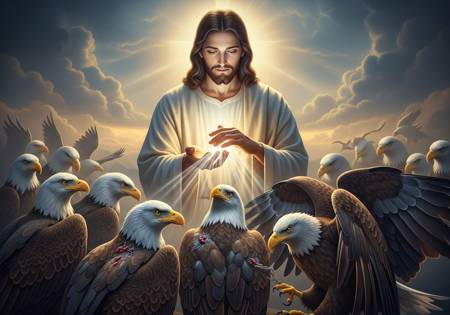 Preghiera a Gesù Cristo per la Libertà spirituale ispirata dalle Aquile