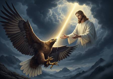 Preghiera a Gesù Cristo per la Determinazione dei Falchi