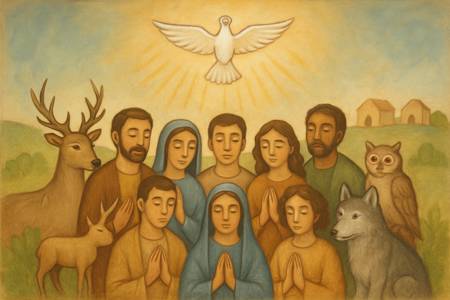 Preghiera allo Spirito Santo per la Comunione tra Animali guida e Umani