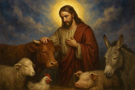 Preghiera a Gesù Cristo per la Giustizia negli Allevamenti