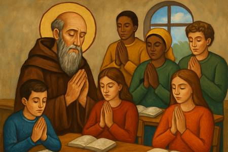 Preghiera comunitaria a San Colombano per la fede operosa delle Comunità educative