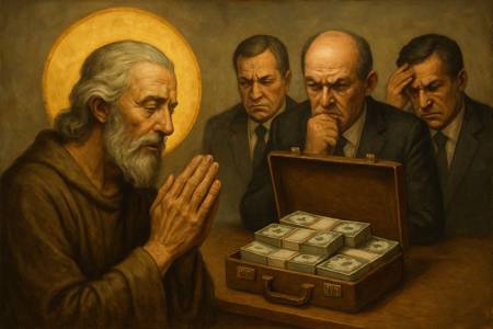 Esame di coscienza con Sant'Aristide per la lotta alla corruzione tra i Governatori